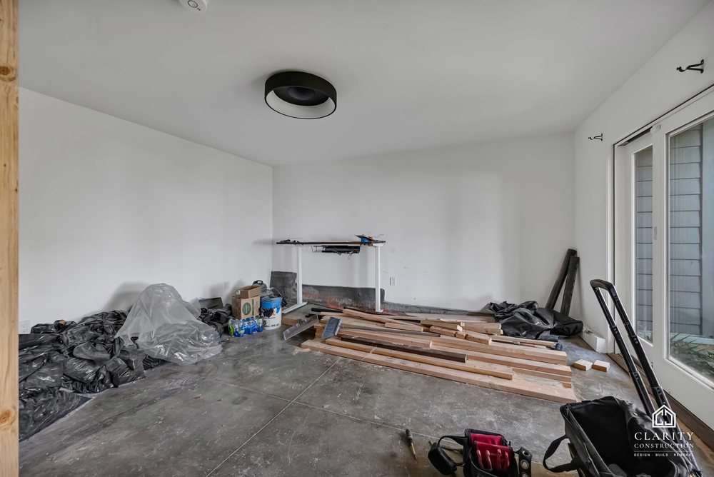 In progress: framing and rough-in at the San Francisco whole home remodel