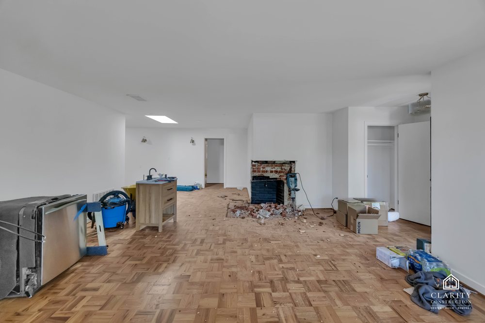 In progress: demolition at the Palo Alto whole home remodel