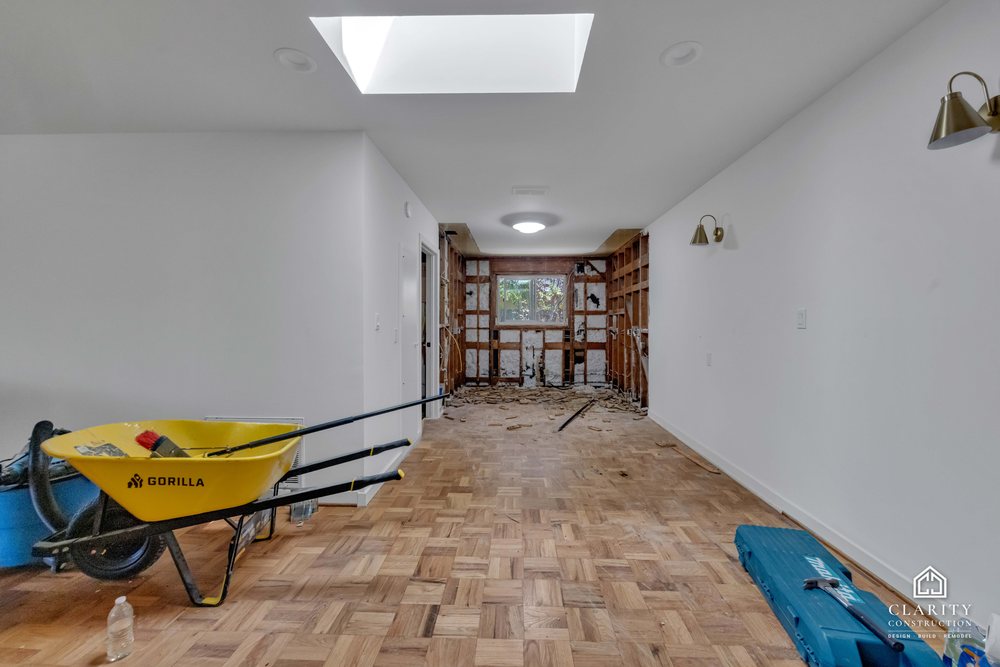 In progress: demolition at the Palo Alto whole home remodel