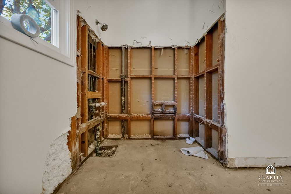 In progress: demolition at the Palo Alto whole home remodel